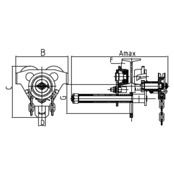 TBM hand mechanische loopkat - Afbeelding 2