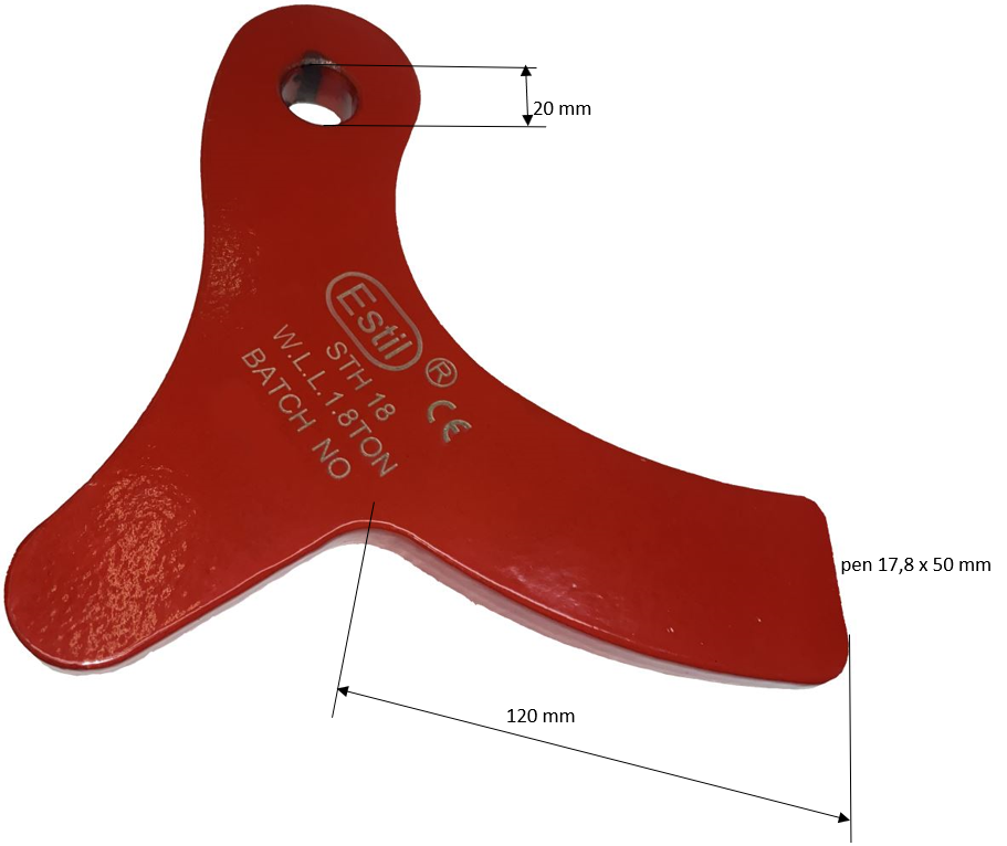 Stelcon haken en sleutels